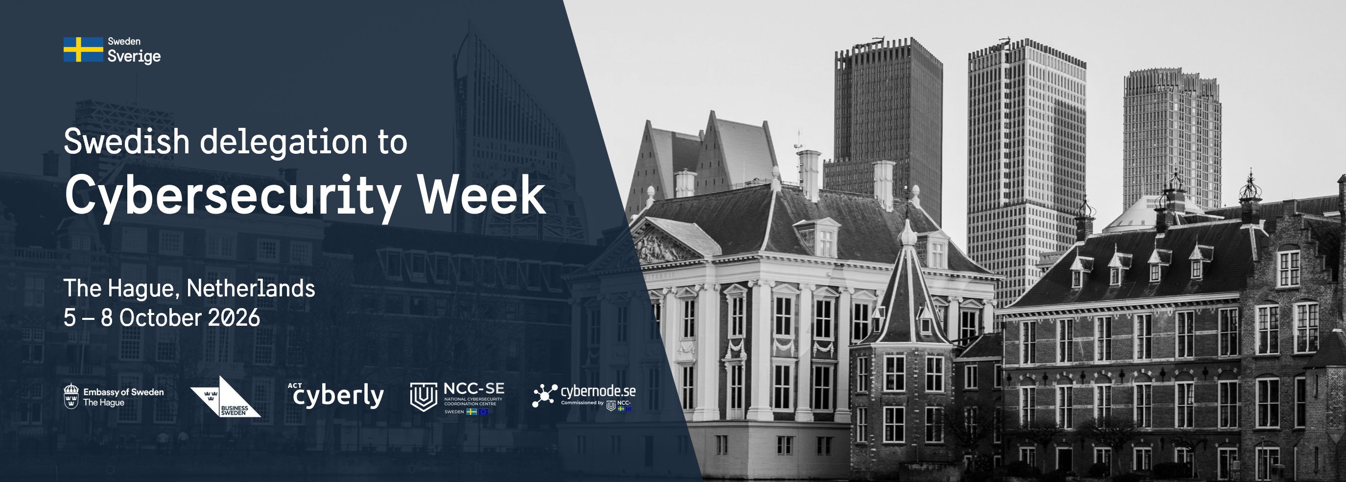 Header image for Swedish Cybersecurity Delegation 2026