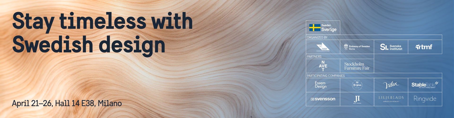 Header image for Stay timeless with Swedish design