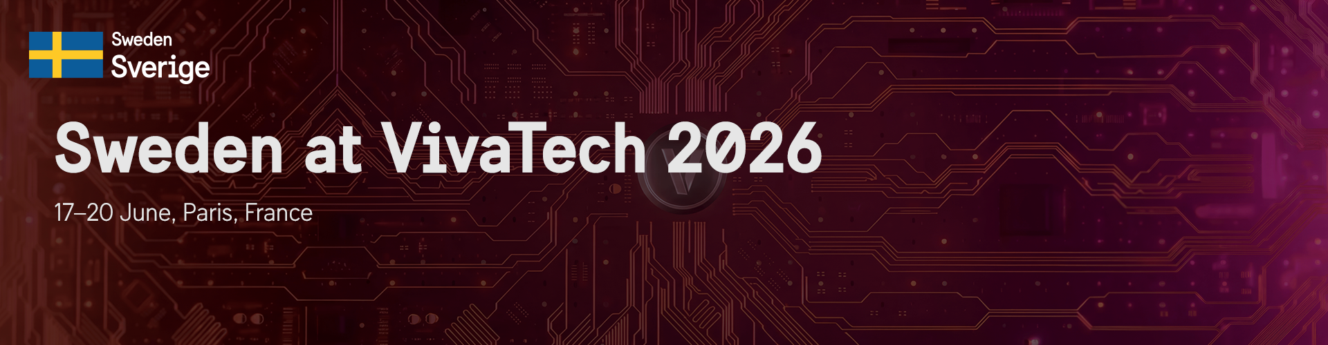 Header image for Sweden at Vivatech 2026