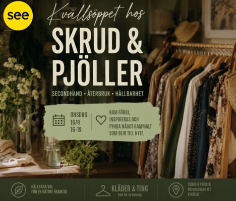 Profilbild för Kvällsöppet på Skrud&Pjöller 