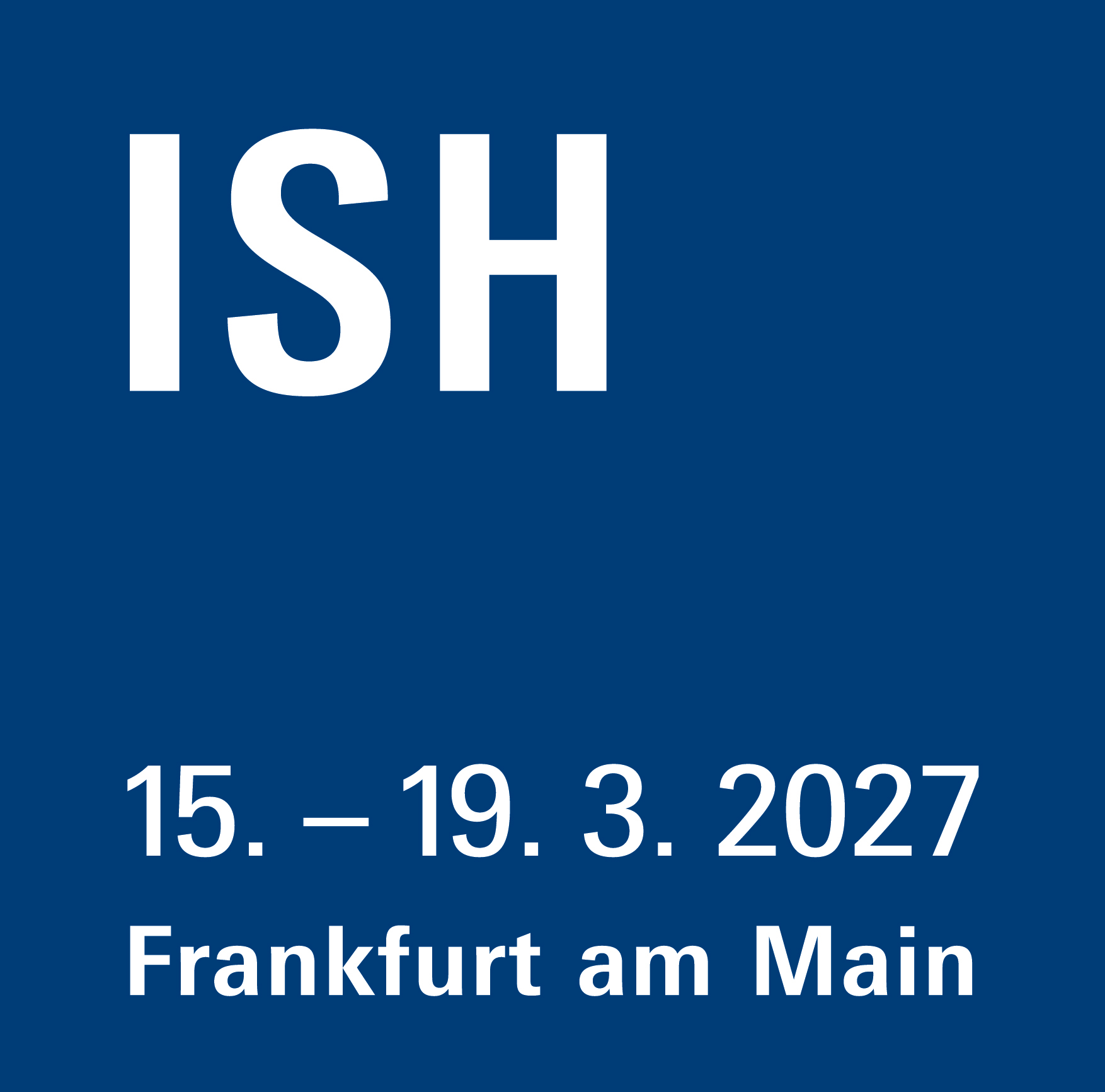 ISH 2027 Messe Frankfurt ISH 2027 Messe Frankfurt