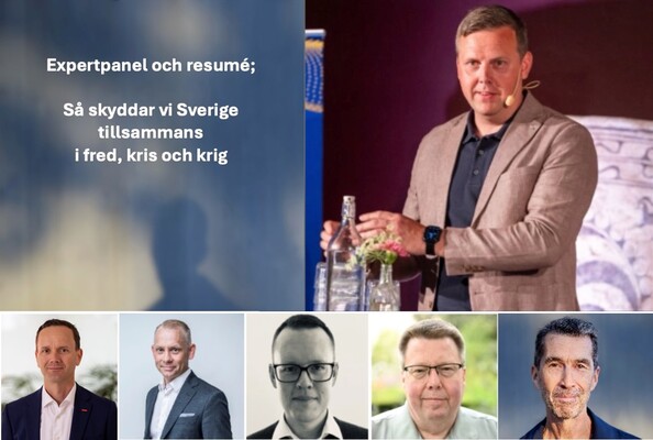 Profilbild för Expertpanel och resumé; Så skyddar vi Sverige tillsammans i fred, kris och krig