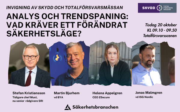 Profilbild för INVIGNING AV SKYDD OCH TOTALFÖRSVARSMÄSSAN