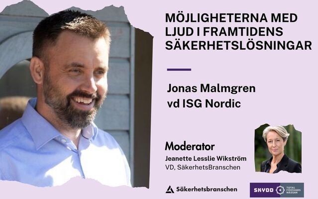 Profilbild för Möjligheterna med ljud i framtidens säkerhetslösningar