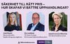 Profilbild för Säkerhet till rätt pris – hur skapar vi bättre upphandlingar?