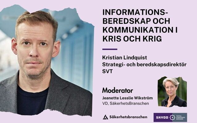 Profile image for Informationsberedskap och kommunikation i kris och krig