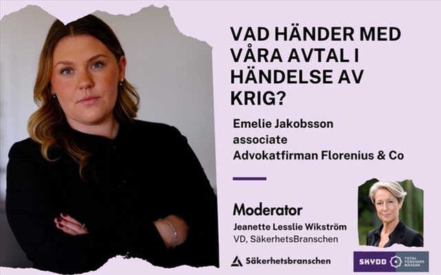 Profilbild för Vad händer med våra avtal i händelse av krig?