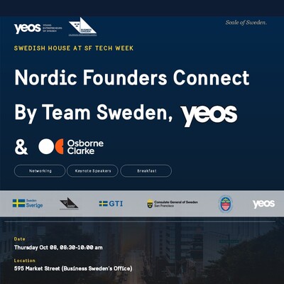 Profile image for Nordic Founders Connect with Team Sweden, YEoS, and Osborne Clarke