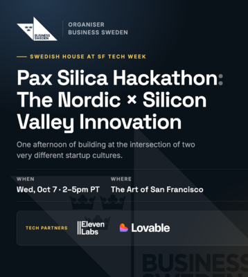 Profile image for Pax Silica Hackathon: The Nordic x Silicon Valley Innovation Challenge