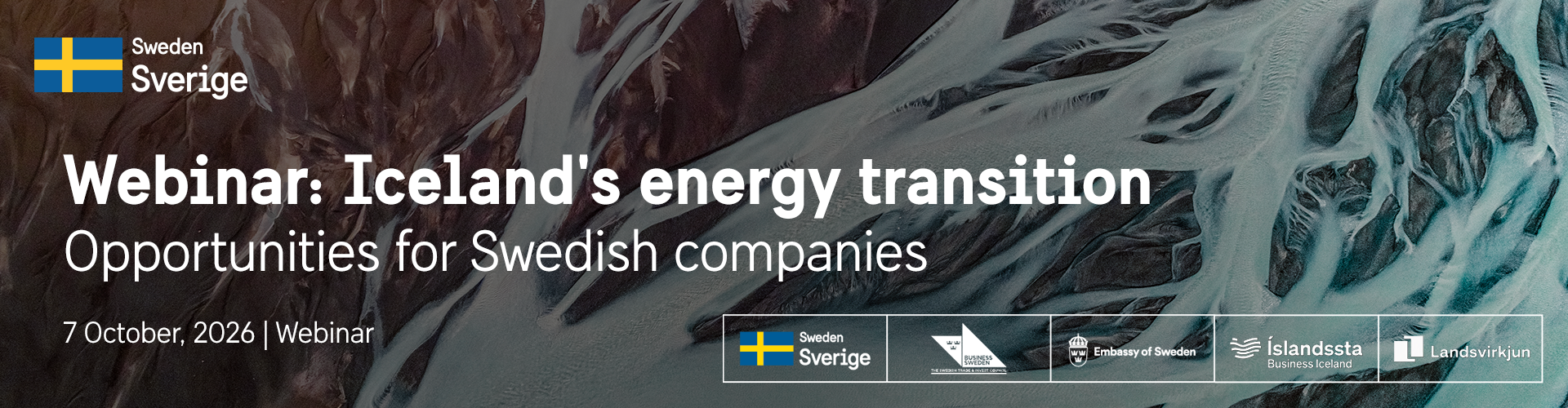 Header image for Webinar: Iceland's energy transition and opportunities for Swedish companies